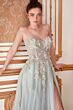 Andrea and Leo A1089 Penelope High Slit Strapless Sweetheart Dress
