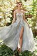 Andrea and Leo A1089 Penelope High Slit Strapless Sweetheart Dress
