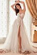 Andrea and Leo A1089 Penelope High Slit Strapless Sweetheart Dress