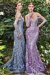Andrea and Leo A1163 Opera Gloves Off The Shoulder Dress