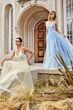Andrea and Leo A1191 Strappy Back Lace Bodice Dress