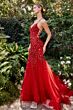 Andrea and Leo A1201 Mermaid Silhouette Lace-Up Dress