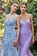 Andrea and Leo A1201 Mermaid Silhouette Lace-Up Dress
