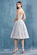 Andrea and Leo A0823 Spaghetti Strap Illusion Midriff Dress