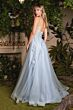 Andrea and Leo A1049 Illusion Bodice V-Neck Dress