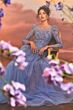 Andrea and Leo A1167 Illusion Long Sleeve A-Line Dress