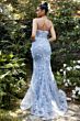 Andrea and Leo A1213 Sweetheart Neck Lace Dress