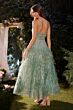 Andrea and Leo A1226 A-Line Feather Skirt Dress