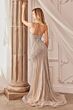 Andrea and Leo A1230 One-Shoulder Cutout Beaded Dress