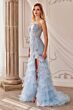 Andrea and Leo A1255 Gauntlet Sleeve Fit And Flare Dress