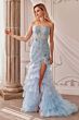 Andrea and Leo A1255 Gauntlet Sleeve Fit And Flare Dress