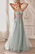 Andrea and Leo A1258 Illusion Bodice A-Line Dress