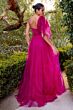 Andrea and Leo A1293 One-Shoulder Bow Dress