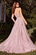 Andrea and Leo A1294 A-Line Illusion Corset Dress