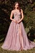 Andrea and Leo A1294 A-Line Illusion Corset Dress