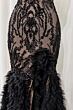 Andrea and Leo A1299 Lace-Up Back Ruffle Skirt Dress