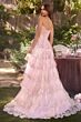 Andrea and Leo A1305 Tiered Skirt Corset Bodice Dress