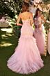 Andrea and Leo A1327 Fit And Flare Lace Bodice Dress