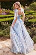Andrea and Leo A1332 Bow-Tie Strap Floral Dress