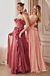 Andrea and Leo A1341 Ruffle Sweetheart Neck Dress