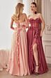 Andrea and Leo A1341 Ruffle Sweetheart Neck Dress