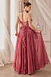 Andrea and Leo A1341 Ruffle Sweetheart Neck Dress