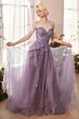 Andrea and Leo A1398 Detached Sleeves Strapless Corset Dress