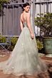 Andrea and Leo A1418 High Slit Strapless Sweetheart Dress