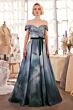 Andrea and Leo A1431 Pleated Off The Shoulder Dress