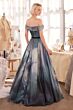Andrea and Leo A1431 Pleated Off The Shoulder Dress