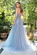 Andrea and Leo A1491 Strapless Illusion Bodice A-Line Dress