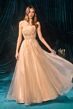 Andrea and Leo A1491 Strapless Illusion Bodice A-Line Dress