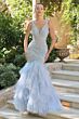 Andrea and Leo A1493 Diana Tiered Skirt Embellished Dress