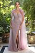 Andrea and Leo A1494 High Slit Sweetheart Neckline Dress