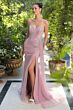 Andrea and Leo A1494 High Slit Sweetheart Neckline Dress