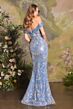 Andrea and Leo A1496 Illusion Bodice Off The Shoulder Dress