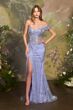Andrea and Leo A1498 Josephine High Slit Embellished Dress