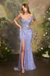 Andrea and Leo A1498 Josephine High Slit Embellished Dress