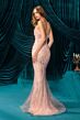 Andrea and Leo A1500 Elektra Plunging Neckline Embellished Dress