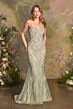 Andrea and Leo A1500 Elektra Plunging Neckline Embellished Dress