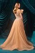 Andrea and Leo A1505 Wilhelmina Spaghetti Strap Embellished Dress