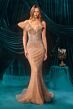 Andrea and Leo A1505 Wilhelmina Spaghetti Strap Embellished Dress
