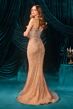Andrea and Leo A1505 Wilhelmina Spaghetti Strap Embellished Dress