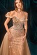 Andrea and Leo A1505 Wilhelmina Spaghetti Strap Embellished Dress