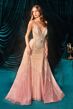 Andrea and Leo A1508 Quinley Sweetheart Neckline Ombre Dress