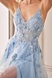 Andrea and Leo A1191 Strappy Back Lace Bodice Dress
