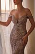Andrea and Leo A1257 Off-The-Shoulder Embellished Dress