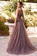 Andrea and Leo A1261 A-line Plunging Neck Dress