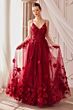 Andrea and Leo A1326 A-Line Spaghetti Strap Dress