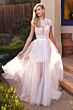 Andrea and Leo A1066 Overskirt Illusion Bodice Off White Wedding Dress